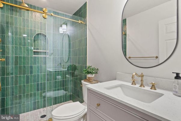 Bathroom, Glass Shower, Interior
