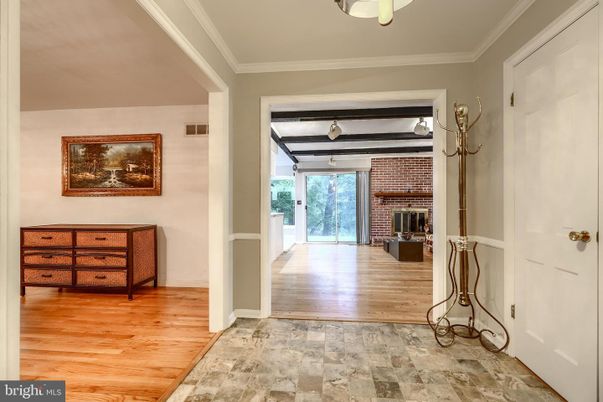 Fireplace, Interior, Stone Walls, Wood Texture Flooring