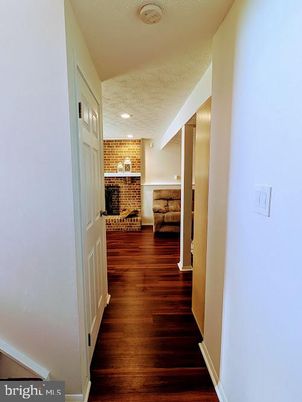 Interior, Recessed Lighting, Stone Walls, Wood Texture Flooring