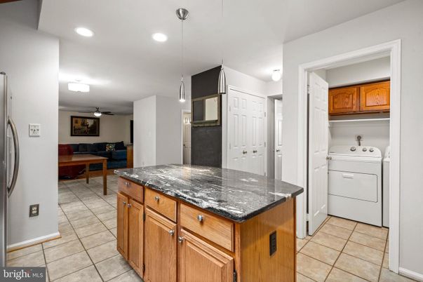 Dining room, Interior, Kitchen, Pendant Lights, Recessed Lighting, Utility Closets, Washer