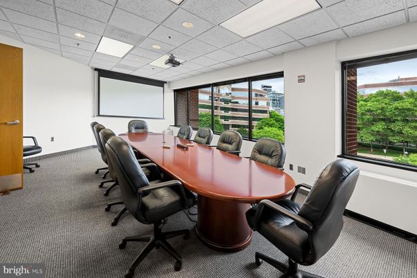 Home Office, Interior, Projection Screen, Recessed Lighting
