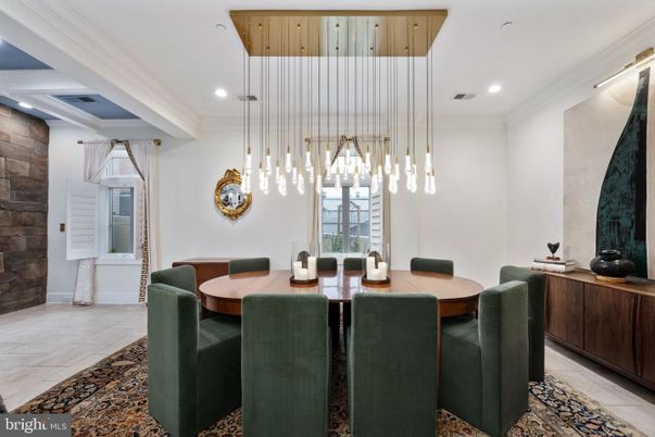 Dining room, Interior, Pendant Lights, Recessed Lighting