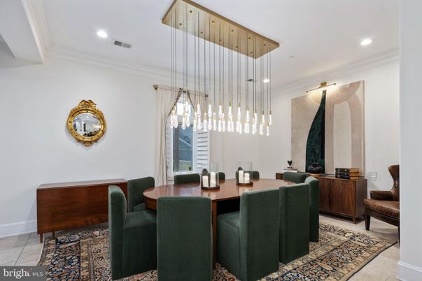 Dining room, Interior, Pendant Lights, Recessed Lighting