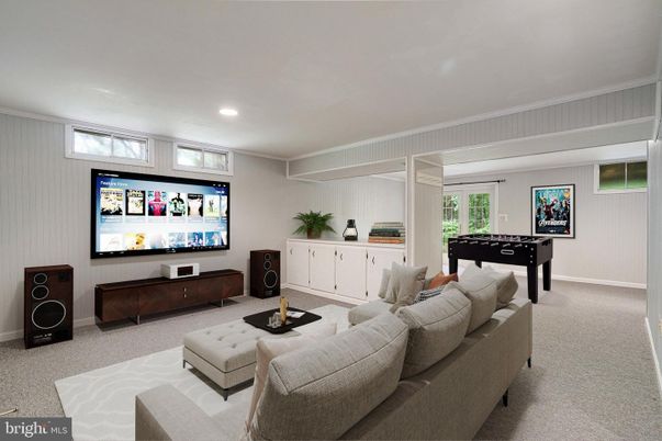 Game Room, Interior, Living room, Recessed Lighting