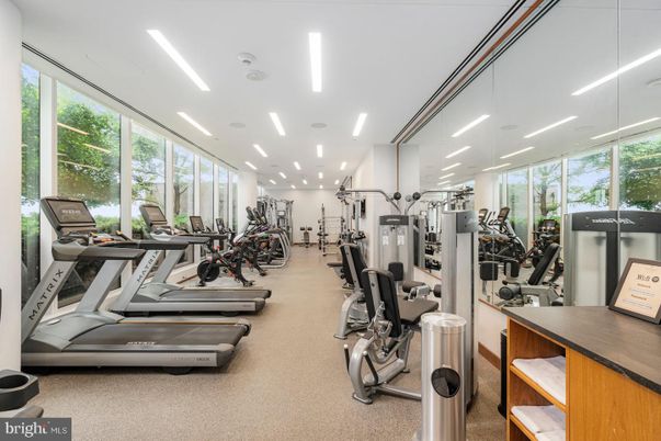 Fitness Equipment, Gym, Interior, Recessed Lighting