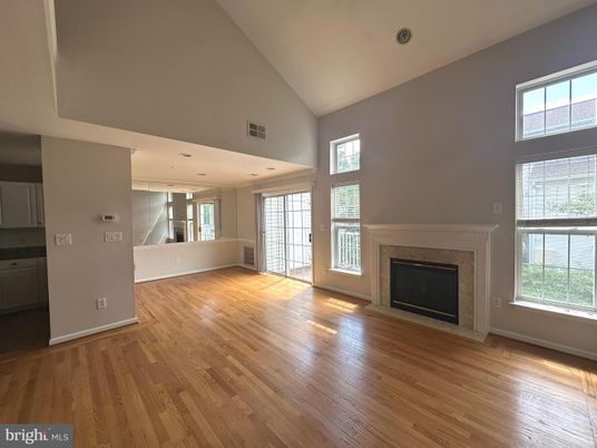 Empty room, Fireplace, Interior, Wood Texture Flooring