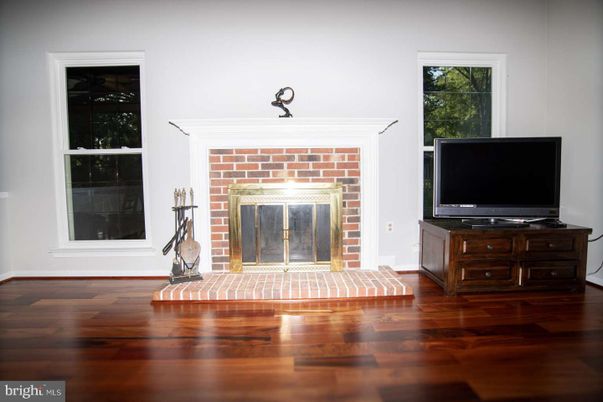 Fireplace, Interior, Wood Texture Flooring