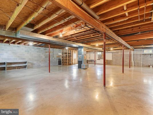 Interior, Stone Walls, Wooden Beams