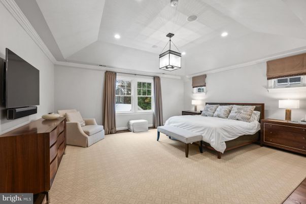 Bedroom, Interior, Pendant Lights, Recessed Lighting