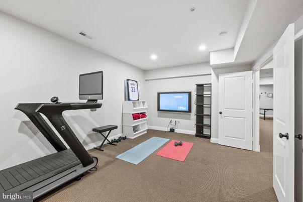 Fitness Equipment, Interior, Recessed Lighting