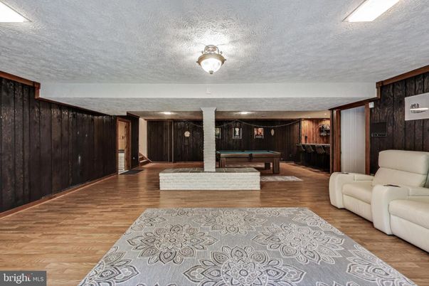 Billiard Table, Game Room, Interior, Wood Texture Flooring, Wooden Walls