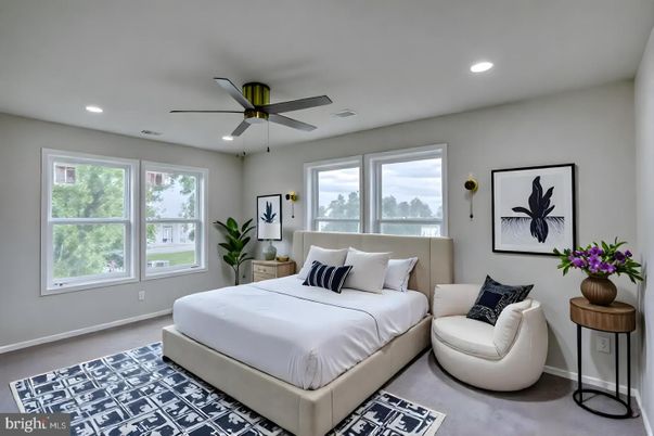 Bedroom, Interior, Recessed Lighting