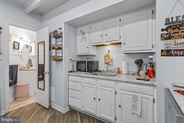 Interior, Kitchen, Wood Texture Flooring