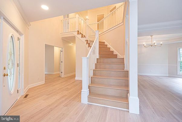 Chandelier, Interior, Recessed Lighting, Wood Texture Flooring
