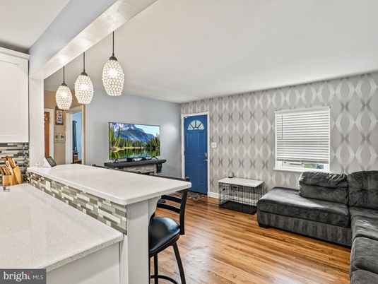 Interior, Pendant Lights, Wood Texture Flooring