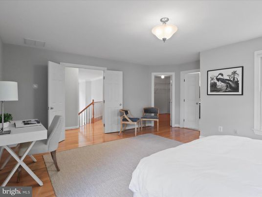 Bedroom, Home Office, Interior, Wood Texture Flooring