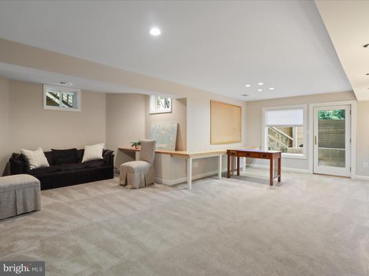 Home Office, Interior, Recessed Lighting