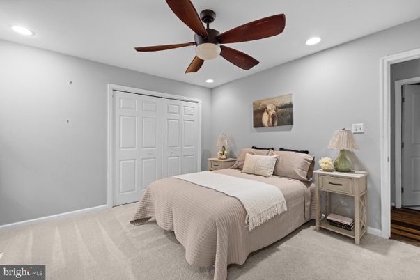 Bedroom, Interior, Recessed Lighting