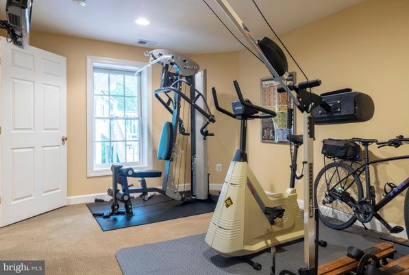 Fitness Equipment, Interior, Recessed Lighting