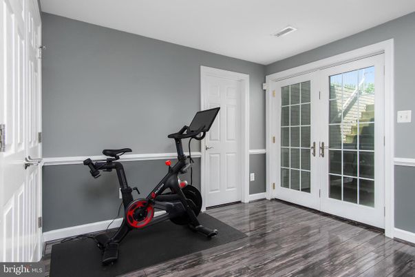 Fitness Equipment, Interior, Wood Texture Flooring