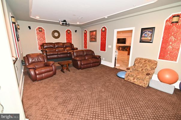 Interior, Recessed Lighting, Theatre Room