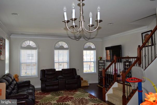 Chandelier, Interior, Recessed Lighting, Wood Texture Flooring