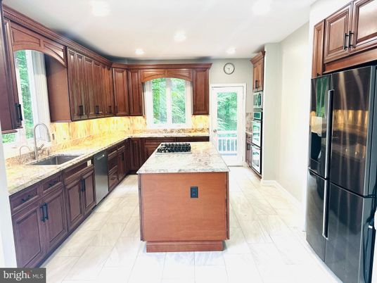 Interior, Kitchen, Marble, Recessed Lighting