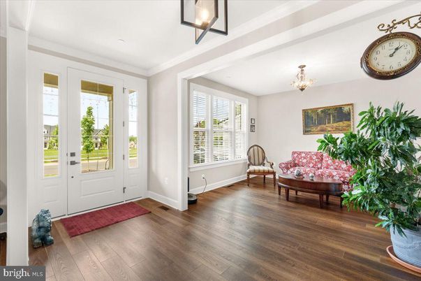 Chandelier, Interior, Wood Texture Flooring