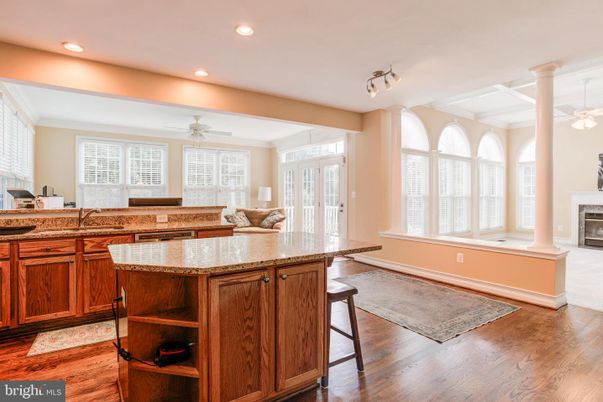 Fireplace, Interior, Recessed Lighting, Wood Texture Flooring