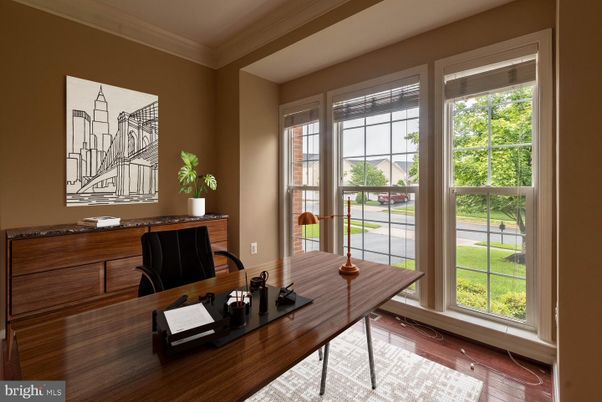 Home Office, Interior, Wood Texture Flooring