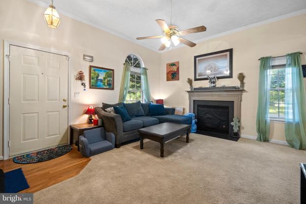Fireplace, Interior, Living room, Pendant Lights, Wood Texture Flooring