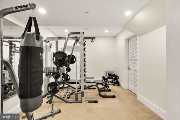 Fitness Equipment, Interior, Recessed Lighting