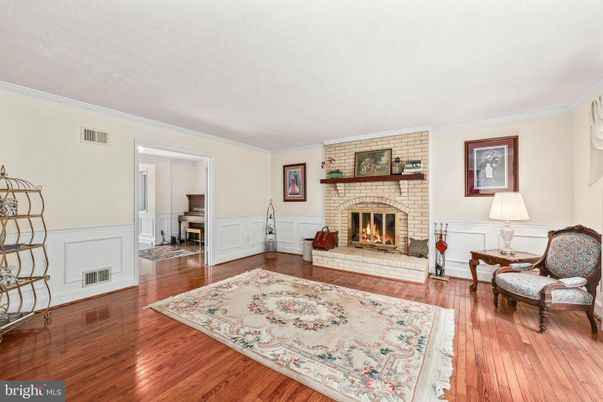 Fireplace, Interior, Stone Walls, Wood Texture Flooring