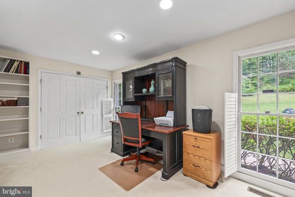 Home Office, Interior, Recessed Lighting