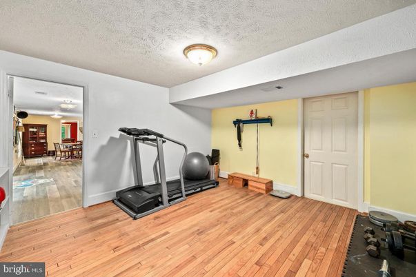 Fitness Equipment, Interior, Wood Texture Flooring