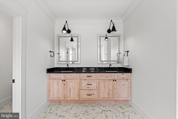 Bathroom, Dual Sink Vanities, Interior, Marble