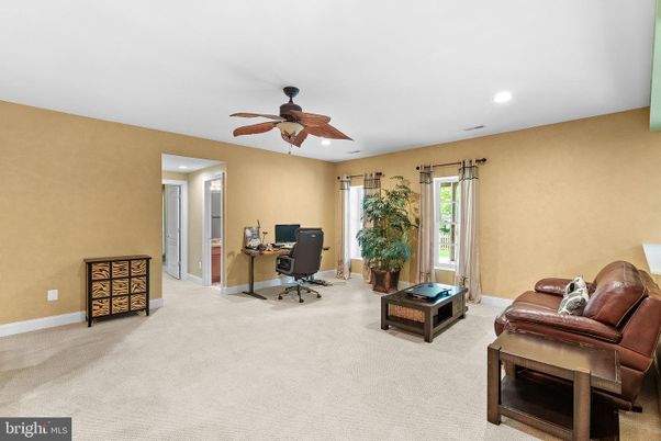 Home Office, Interior, Recessed Lighting