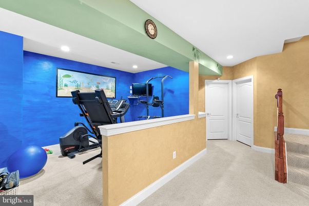 Fitness Equipment, Interior, Recessed Lighting