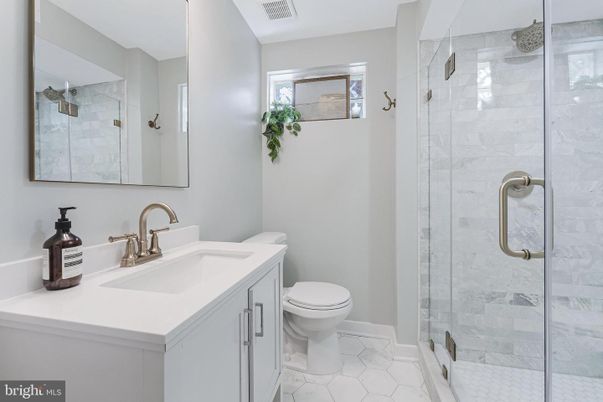 Bathroom, Glass Shower, Interior, Marble