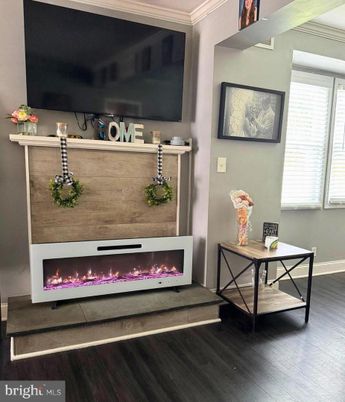 Fireplace, Interior, Wood Texture Flooring