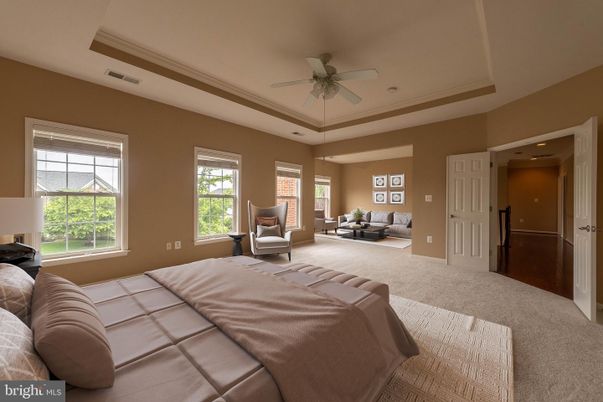 Bedroom, Interior, Recessed Lighting