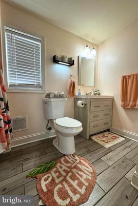 Bathroom, Interior, Wood Texture Flooring