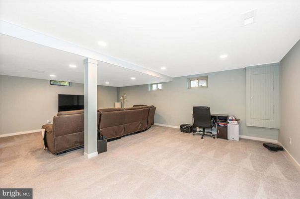 Home Office, Interior, Recessed Lighting