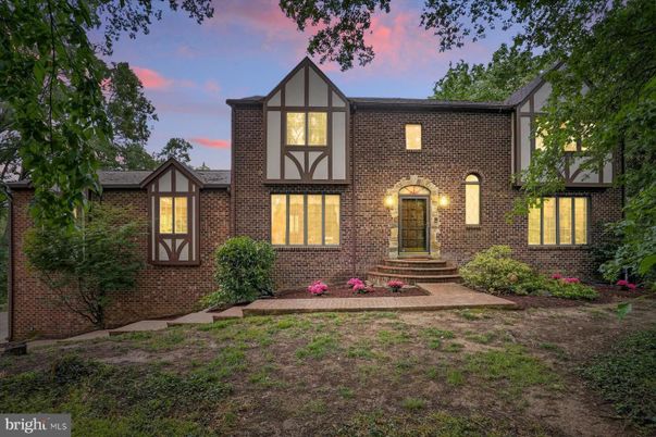 Exterior, Facade, Brick Facade, Tudor Revival