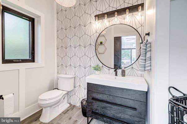 Bathroom, Interior, Wood Texture Flooring