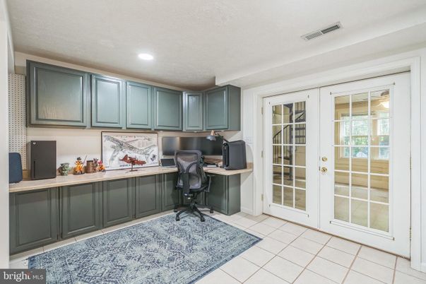 Home Office, Interior, Recessed Lighting