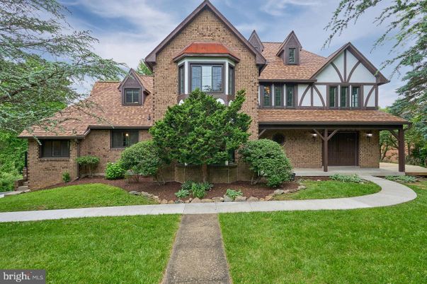 Exterior, Facade, Brick Facade, Tudor Revival