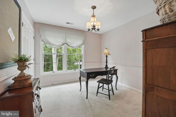 Chandelier, Home Office, Interior