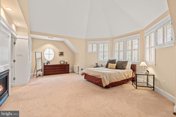 Bedroom, Fireplace, Interior, Recessed Lighting
