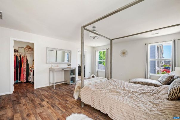 Bedroom, Interior, Wood Texture Flooring